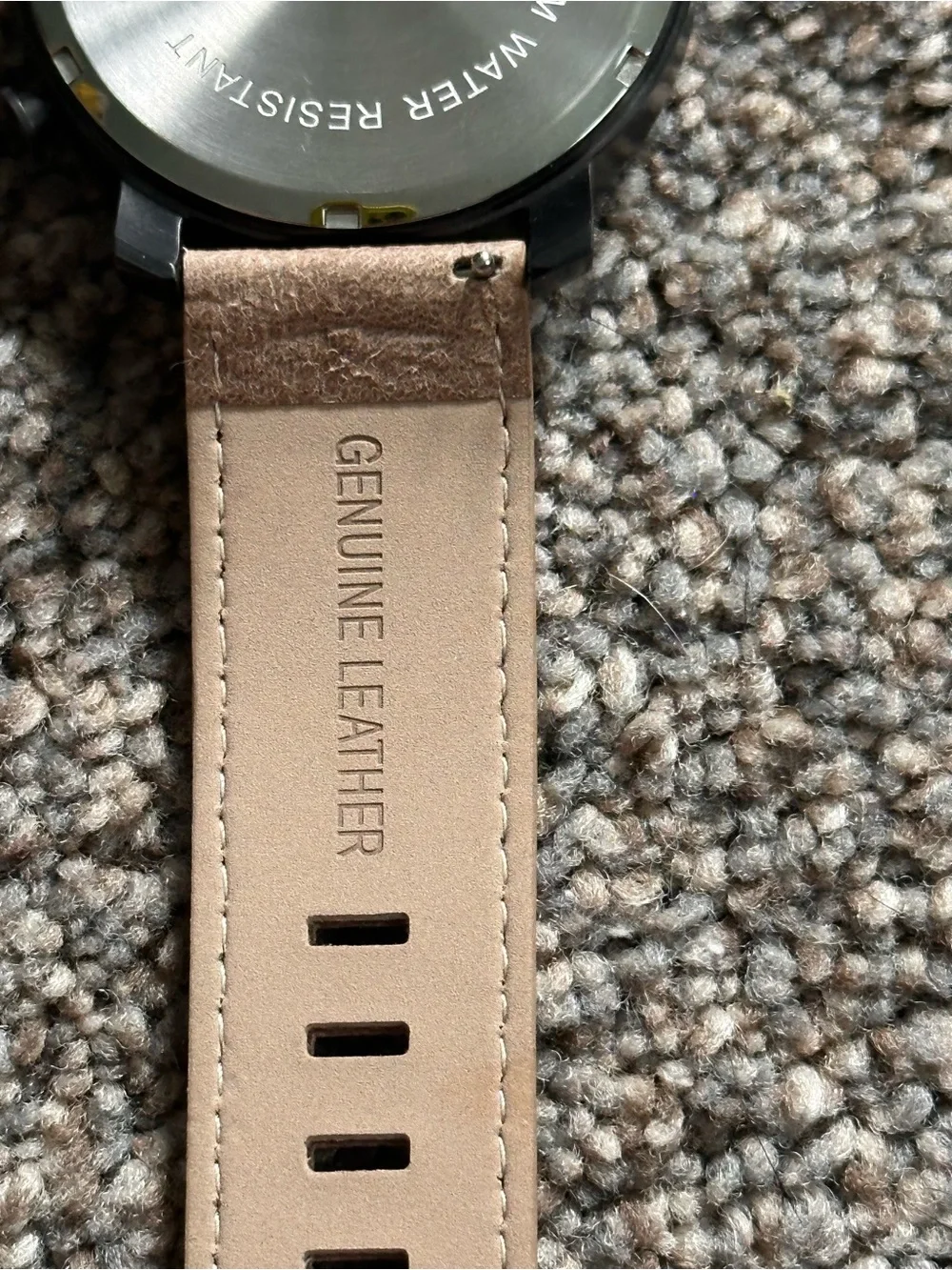 New Mens MVMT Chronograph Tan Leather Strap Watch